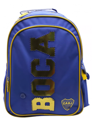 BO178 MOCHILA 16" ESPALDA CON SONIDO BOCA JUNIORS