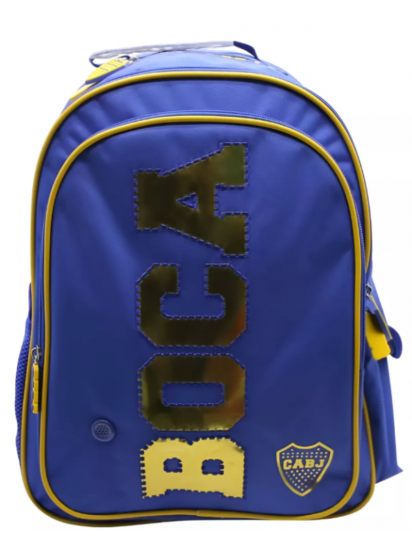 BO178 MOCHILA 16" ESPALDA CON SONIDO BOCA JUNIORS