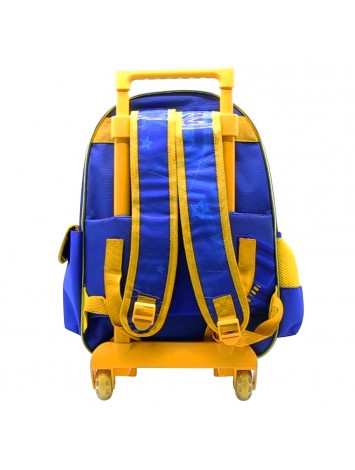 BO478 MOCHILA 16" CON CARRO BOCA JUNIORS