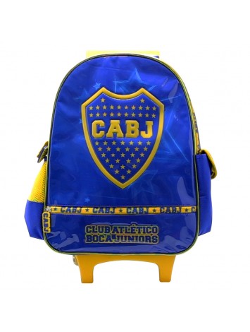 BO478 MOCHILA 16" CON CARRO BOCA JUNIORS