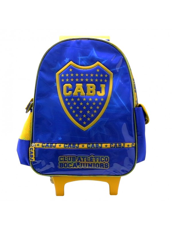 BO478 MOCHILA 16" CON CARRO BOCA JUNIORS