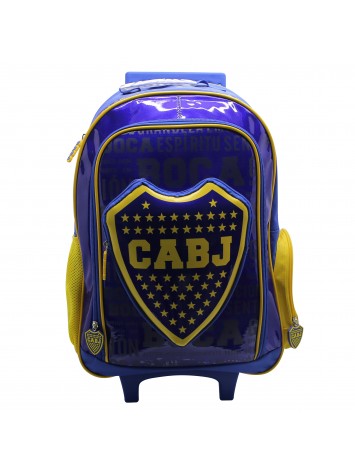 BO484 MOCHILA 18" CON CARRO BOCA JUNIORS