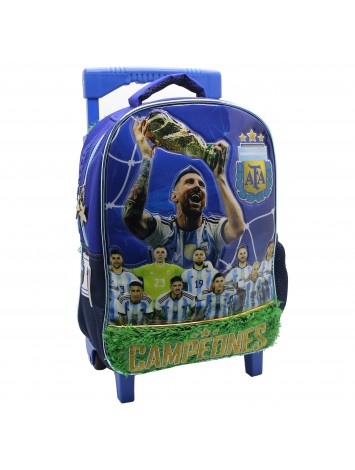 AF102 MOCHILA 12" CON CARRO ARGENTINA AFA