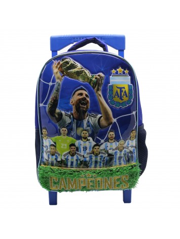 AF102 MOCHILA 12" CON CARRO ARGENTINA AFA