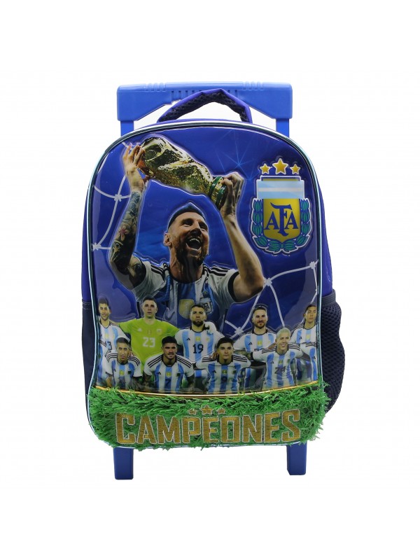 AF102 MOCHILA 12" CON CARRO ARGENTINA AFA