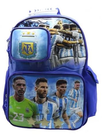 AF113 MOCHILA 16" CON CARRO ARGENTINA AFA