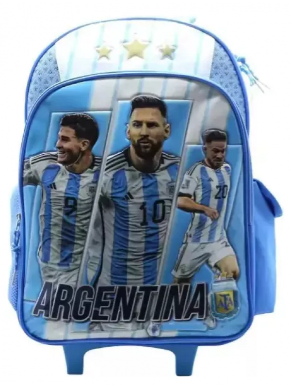 AF118 MOCHILA 18" CON CARRO ARGENTINA AFA