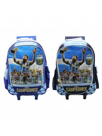 AF120 MOCHILA 18" CON CARRO ARGENTINA AFA