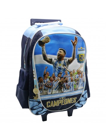 AF120 MOCHILA 18" CON CARRO ARGENTINA AFA