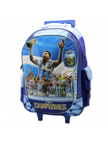 AF120 MOCHILA 18" CON CARRO ARGENTINA AFA