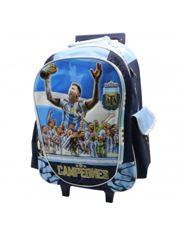 AF120 MOCHILA 18" CON CARRO ARGENTINA AFA