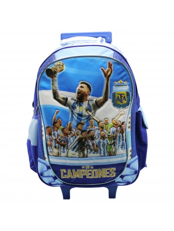 AF120 MOCHILA 18" CON CARRO ARGENTINA AFA