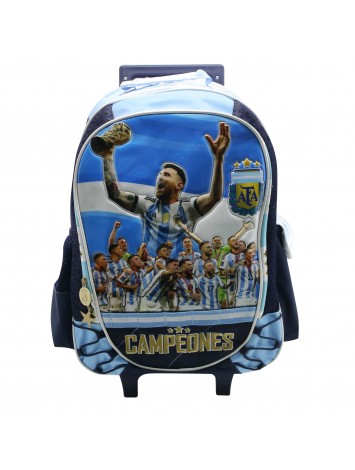 AF120 MOCHILA 18" CON CARRO ARGENTINA AFA