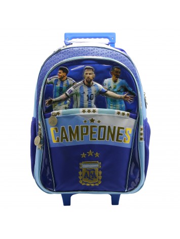 AF122 MOCHILA 18" CON CARRO ARGENTINA AFA