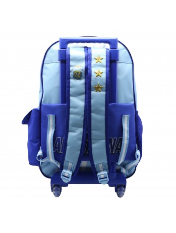AF119 MOCHILA 18" CON CARRO ARGENTINA AFA