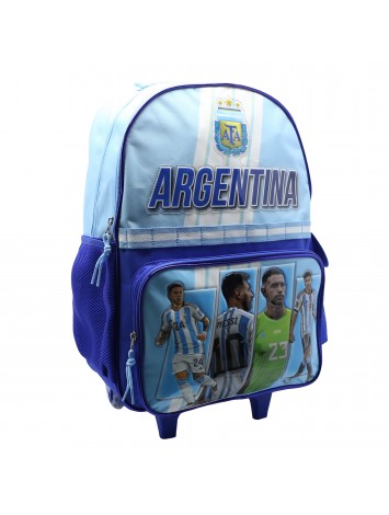 AF119 MOCHILA 18" CON CARRO ARGENTINA AFA