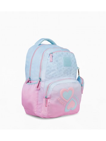 F26323 MOCHILA 18" ESPALDA FOOTY BE HEART