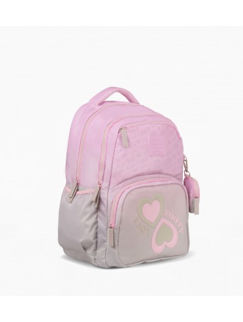 F26323 MOCHILA 18" ESPALDA FOOTY BE HEART
