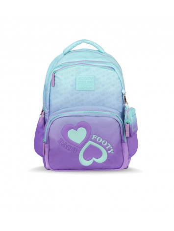 F26323 MOCHILA 18" ESPALDA FOOTY BE HEART
