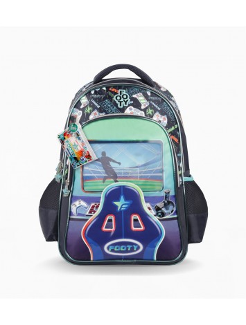 F26473 MOCHILA 18" ESPALDA PRO GAMER FOOTY