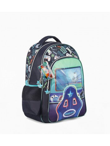 F26473 MOCHILA 18" ESPALDA PRO GAMER FOOTY