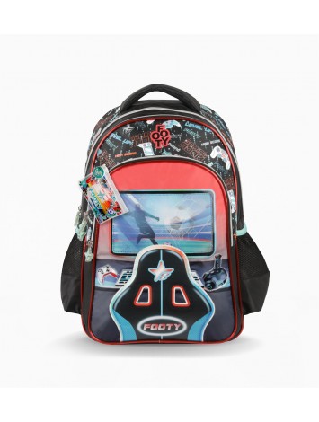F26473 MOCHILA 18" ESPALDA PRO GAMER FOOTY