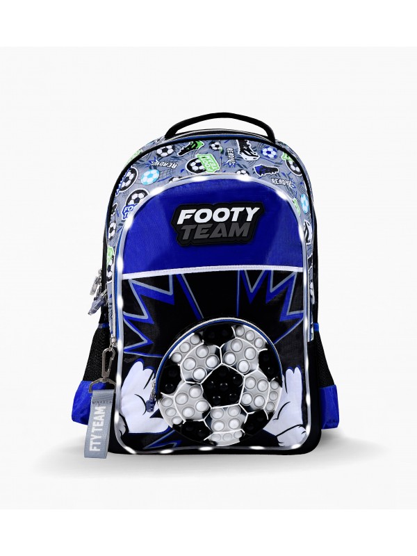 F1793 MOCHILA 18" ESPALDA FOOTY PELOTA POP IT