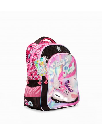 F26403 MOCHILA 18" ESPALDA FOOTY CON LUZ TO ROLL