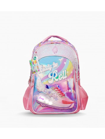 F26403 MOCHILA 18" ESPALDA FOOTY CON LUZ TO ROLL