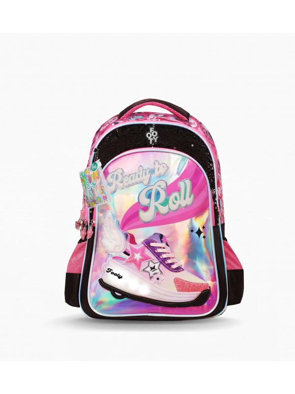 F26403 MOCHILA 18" ESPALDA FOOTY CON LUZ TO ROLL