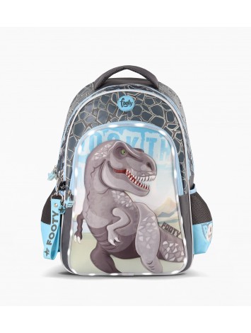 F2203 MOCHILA 18" ESPALDA FOOTY DINOSAURIOS