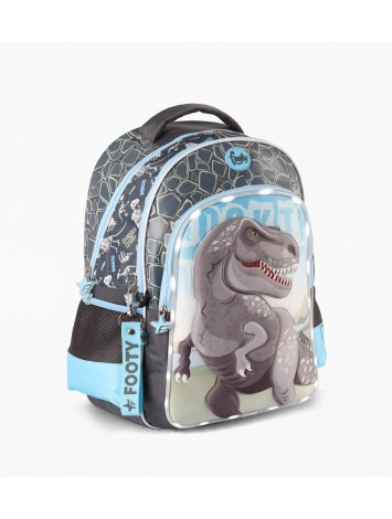 F2203 MOCHILA 18" ESPALDA FOOTY DINOSAURIOS