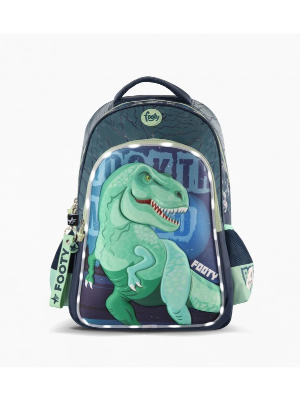 F2203 MOCHILA 18" ESPALDA FOOTY DINOSAURIOS