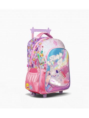 F26401 MOCHILA 18" CON CARRO FOOTY CON LUZ TO ROLL