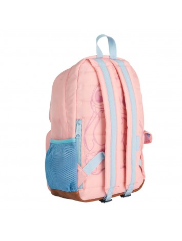 MOCHILA 18 ESPALDA STITCH PINK MOOVING