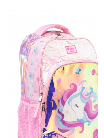 MOCHILA 18" ESPALDA STARPAK UNICORNIO ROSA FILGO