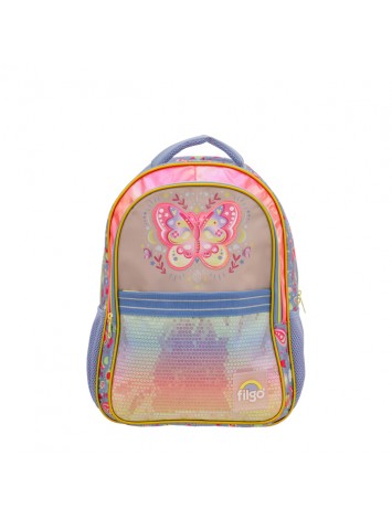 MOCHILA 18" ESPALDA STARPAK COSMOS LILA FILGO