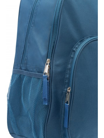 MOCHILA 18" CON CARRO AZUL FILGO