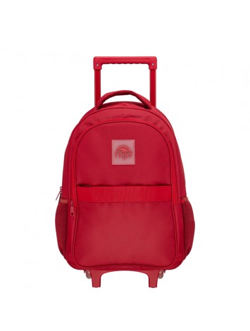 MOCHILA 18" CON CARRO ROJA FILGO