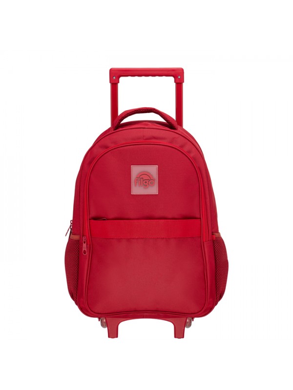 MOCHILA 18" CON CARRO ROJA FILGO