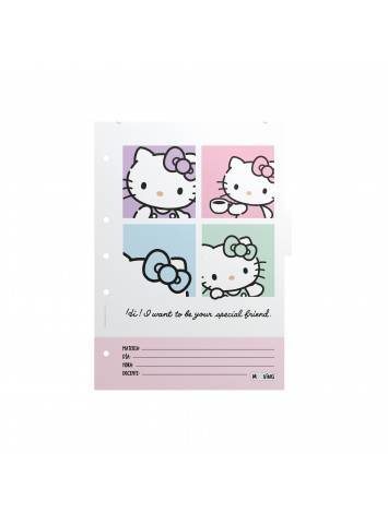 x6 SEPARADOR A4 MOOVING HELLO KITTY