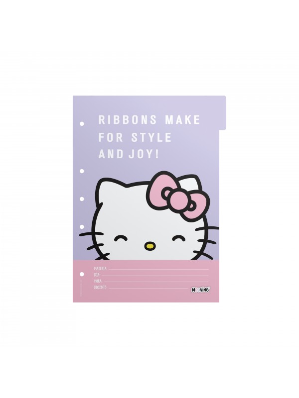x6 SEPARADOR A4 MOOVING HELLO KITTY