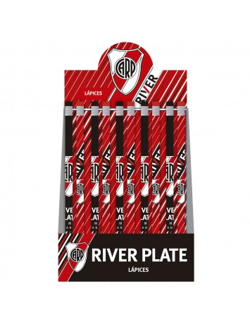 LAPIZ CON GOMA RIVER PLATE x64