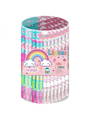 LAPIZ CON GOMA CRESKO x36