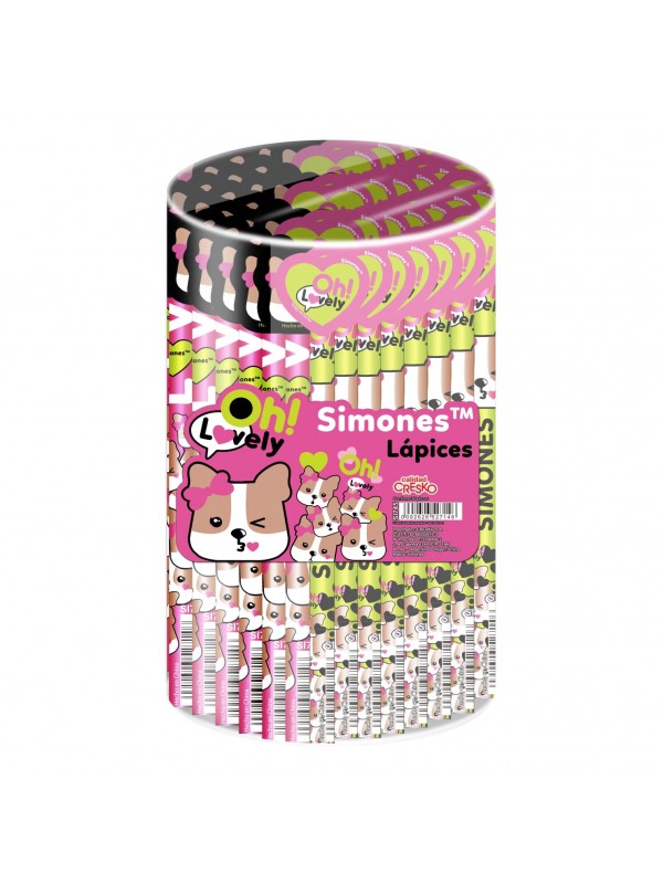 LAPIZ CON GOMA SIMONES x36
