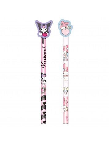 LAPIZ CON GOMA KUROMI x36