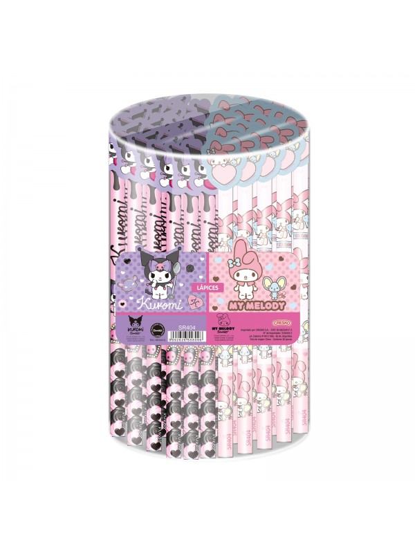 LAPIZ CON GOMA KUROMI x36