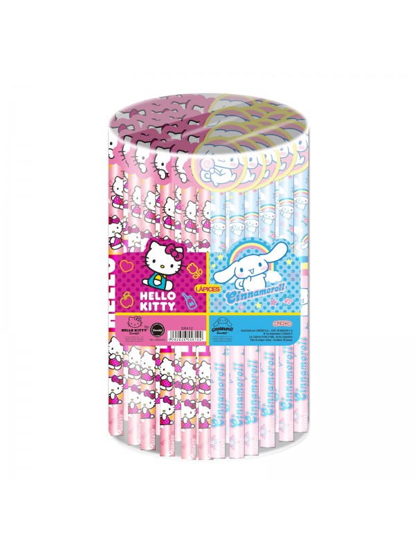 LAPIZ CON GOMA CINAMORROLL x36