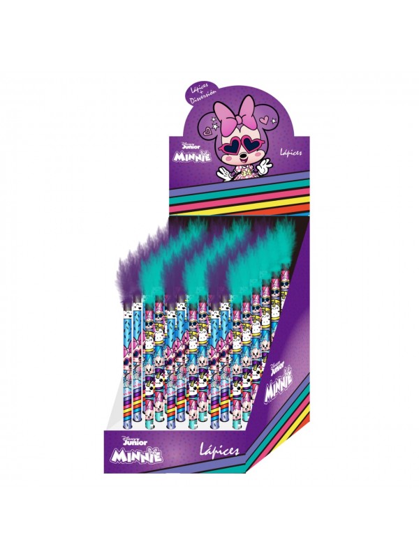 LAPIZ CON PLUMA MINNIE x48