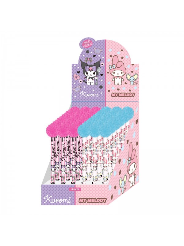 LAPIZ CON PLUMA KUROMI x48